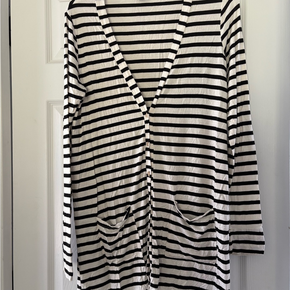 Agnes & Dora Monochrome Striped Top